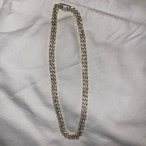 Beautiful diamond gold necklace